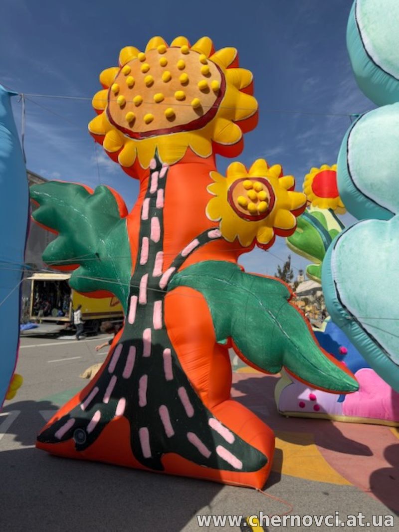 Надувні декорації вулиць для оформлення сцени, реклами