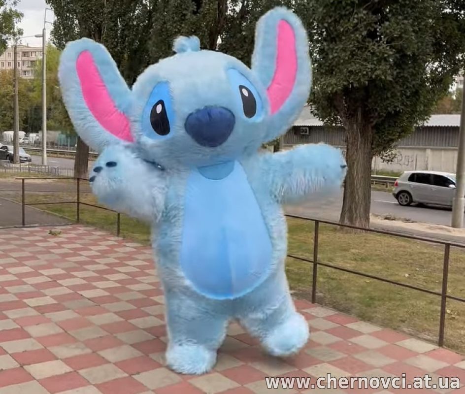 Костюм Стіч надувний аніматору 250 см дитячі свята, корпоративи