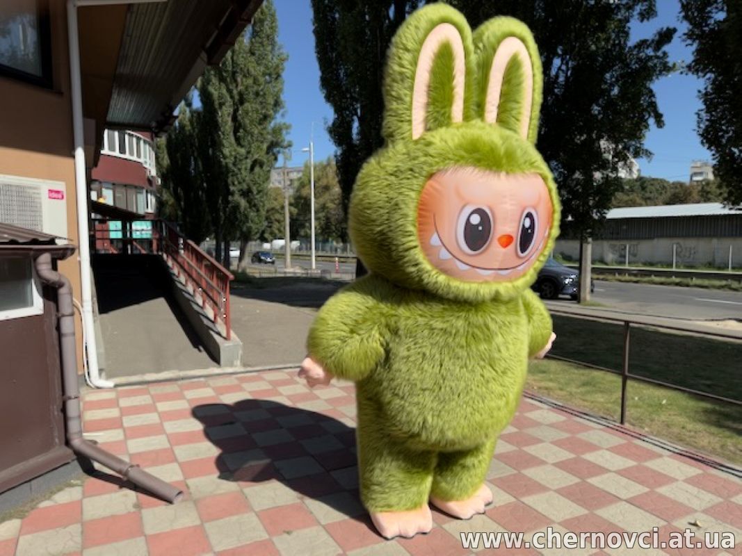 Надувний костюм Лабуба з вентилятором для просування бізнесу